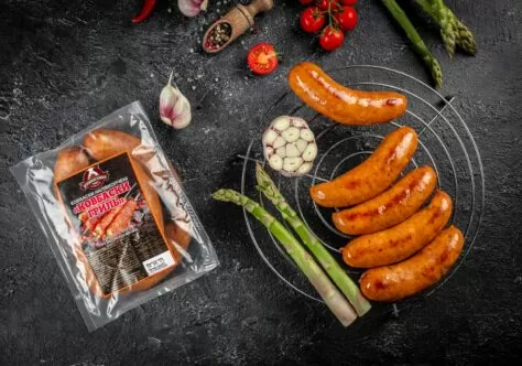 Ковбаски напівкопчені “Курячі гриль”